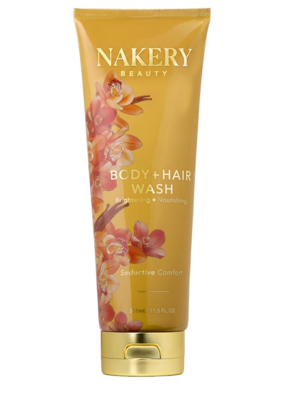 Nakery Beauty Seductive Comfort Body + Hair Wash 11.5 oz